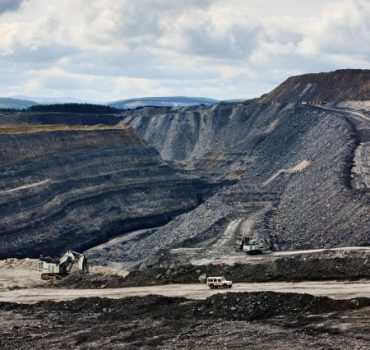 South Lanarkshire, Scotland, UK --- Open cast coal mining in South Lanarkshire, Scotland --- Image by © Simon Butterworth/Science Faction/Corbis